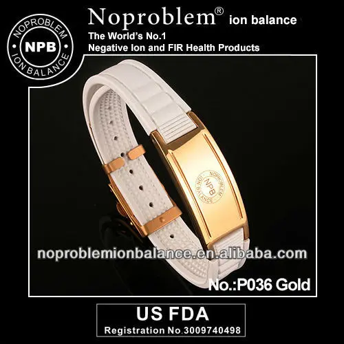 noproblem p036 позолоченные баланса германия титана энергии власти браслет