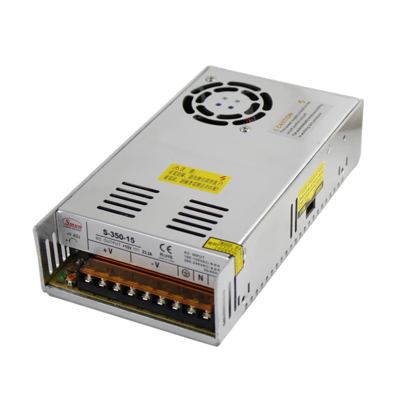 SMUN S-350-15 AC-DC Single Output Power Supply 350W 15VDC 23A SMPS