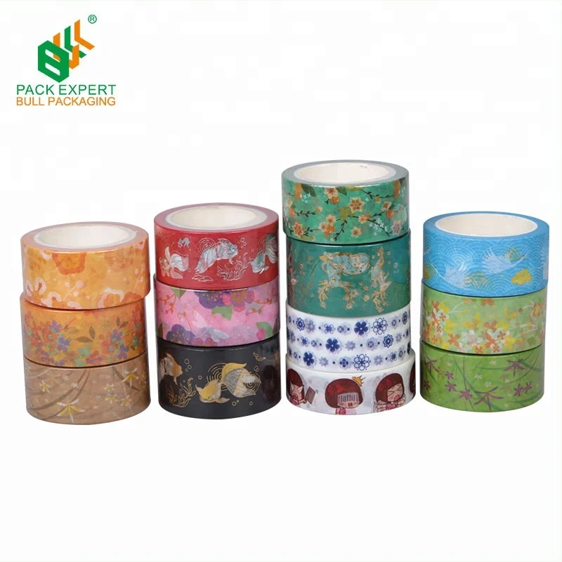 Shenzhen Manufacturer Wholesale christmas colorful japanese masking tape jumbo custom printed washi tape paper china