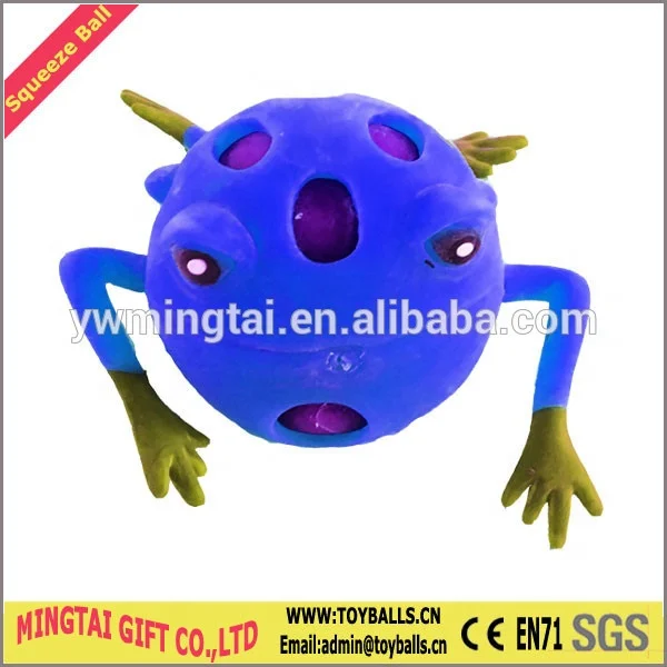 Frog Squeeze Mesh Ball Squishy Frog TPR Soft Toy