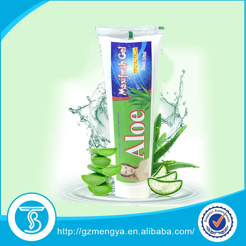Tooby Brand Aloe aquafresh glister toothpaste factory