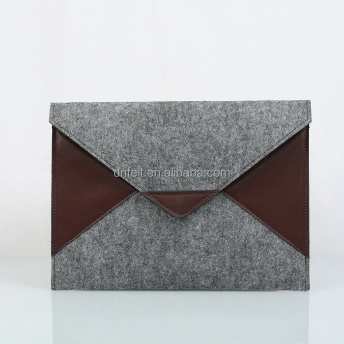 New Fashion felt A4 document bag file holder document folder