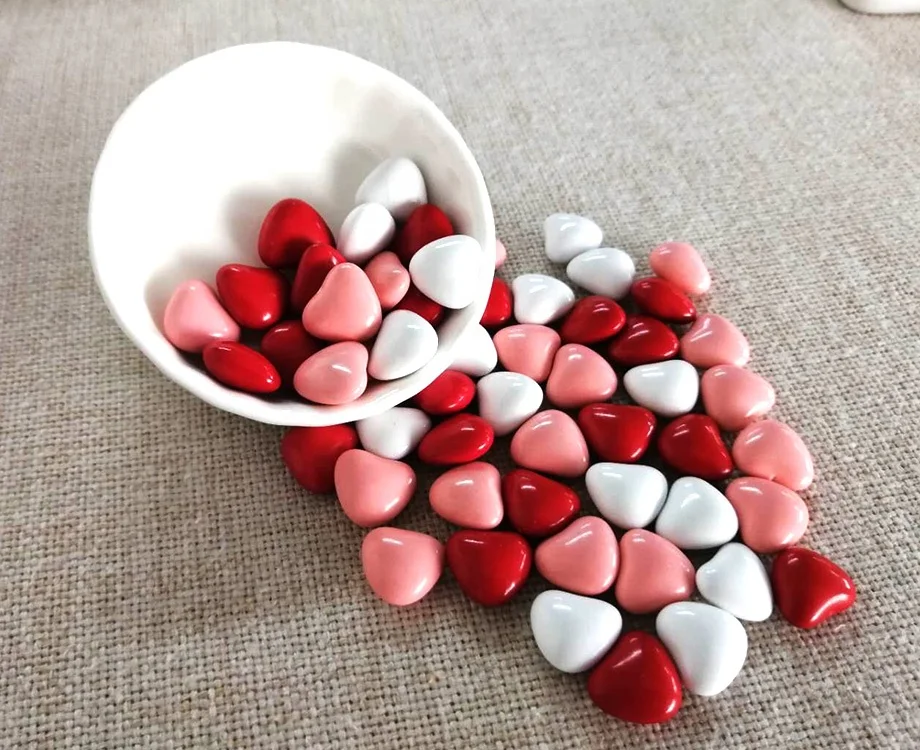 Sweet heart chocolate candy
