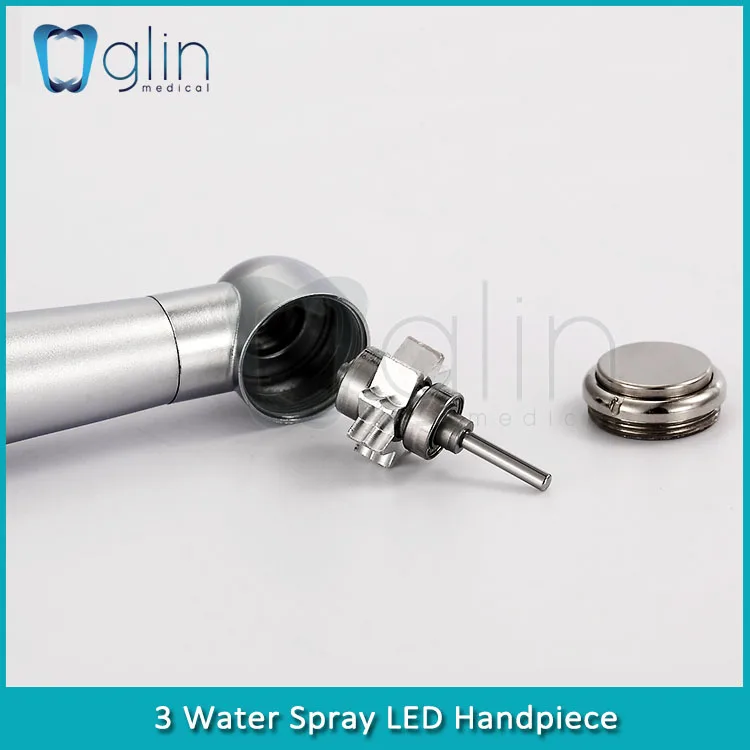 Dental Anti suction High Speed Push Button Head LED Handpiece