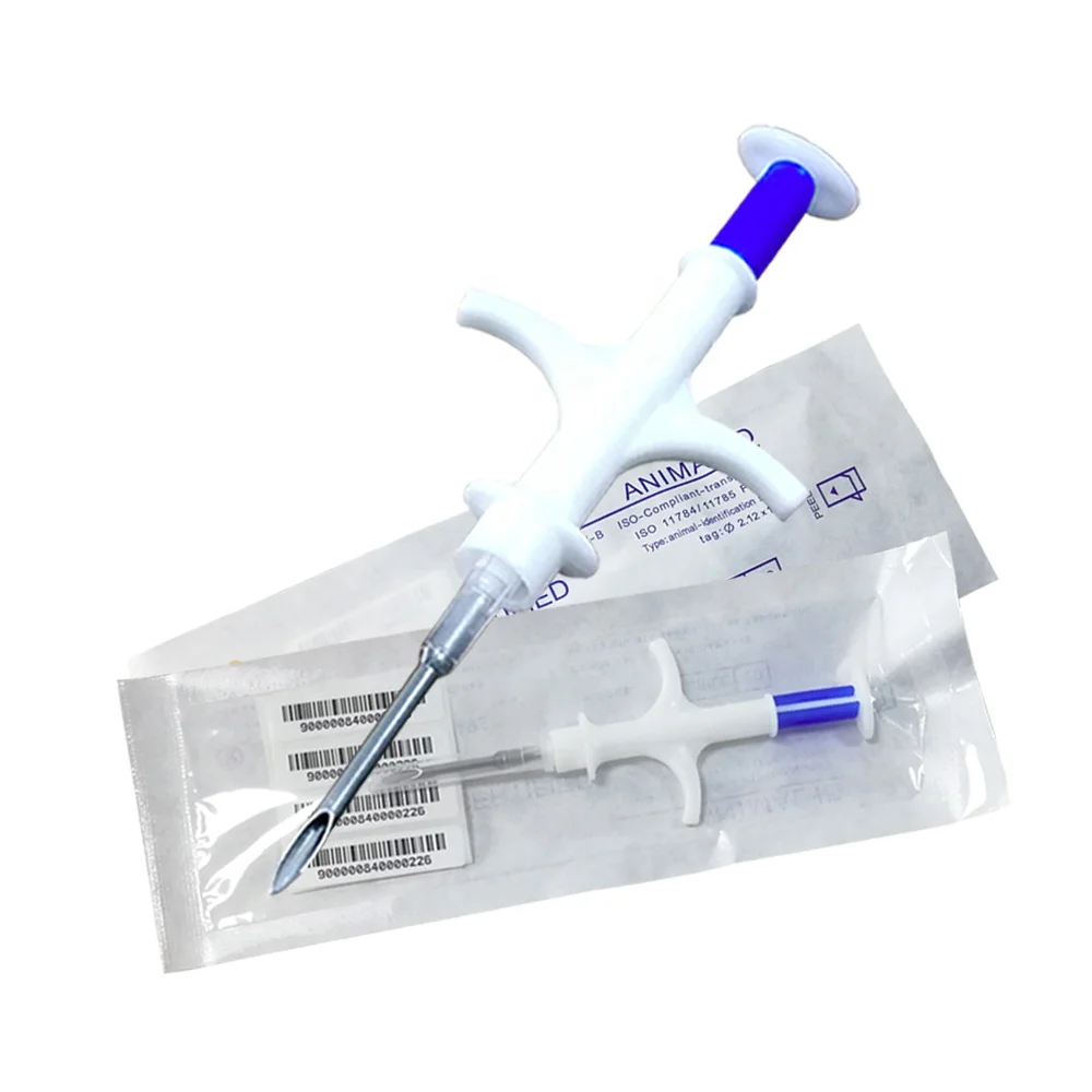 Rfid Capsule Glass Tag Animal Tracking Pet Microchip For Dogs Fish Cat Pet