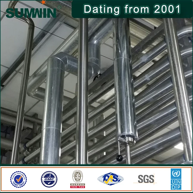 
light gauge ss AISI 304 316 Stainless steel pipe for industrial and civil cold&hot water 