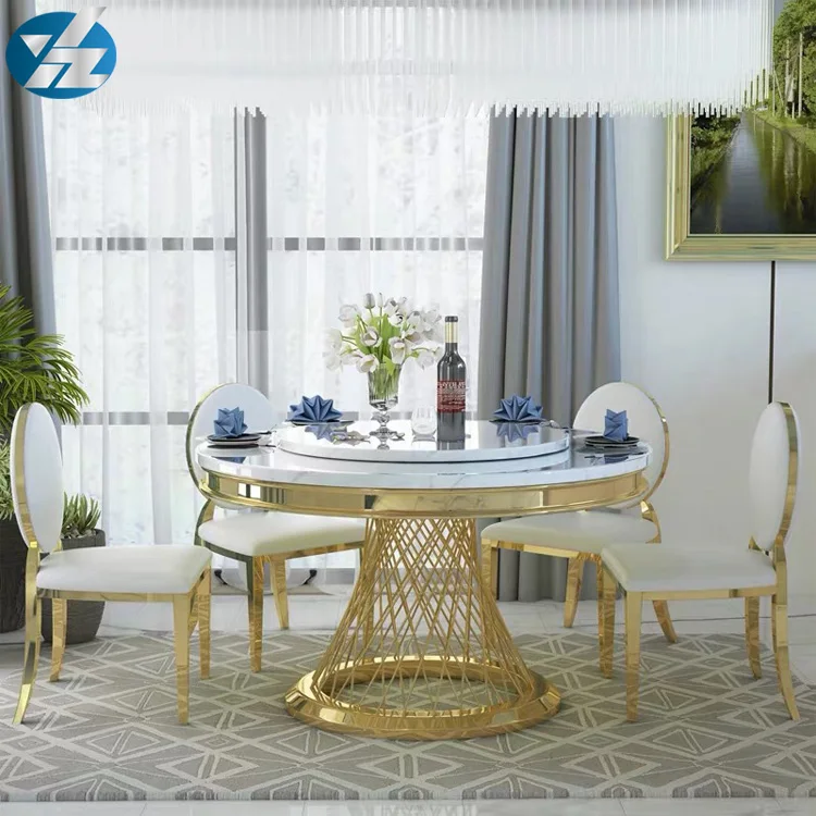 round marble table and chairs dining room furniture