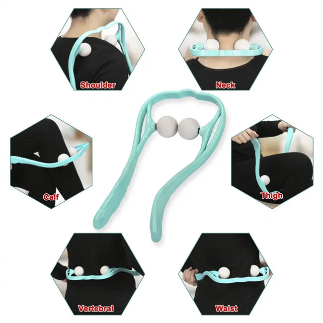 2019  Multi-Functional Deep Muscle Trigger Point Shoulder massager with Massager Ball Hammer Stick