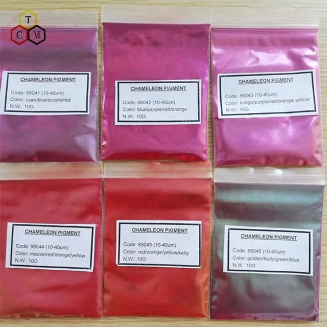color shift pigment four color series chameleon pigment powder for cosmetics