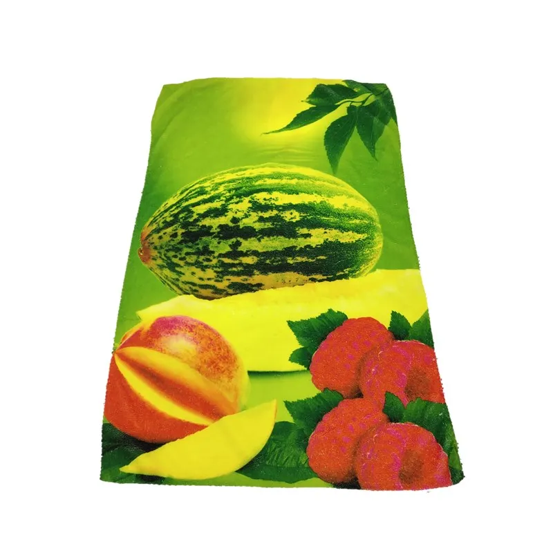 High Quality China Factory OEM custom digital print microfiber tea towel