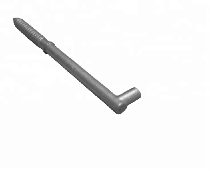 pole line hardware Pole Steps with Knurled ring and Rolled fetter drive threads