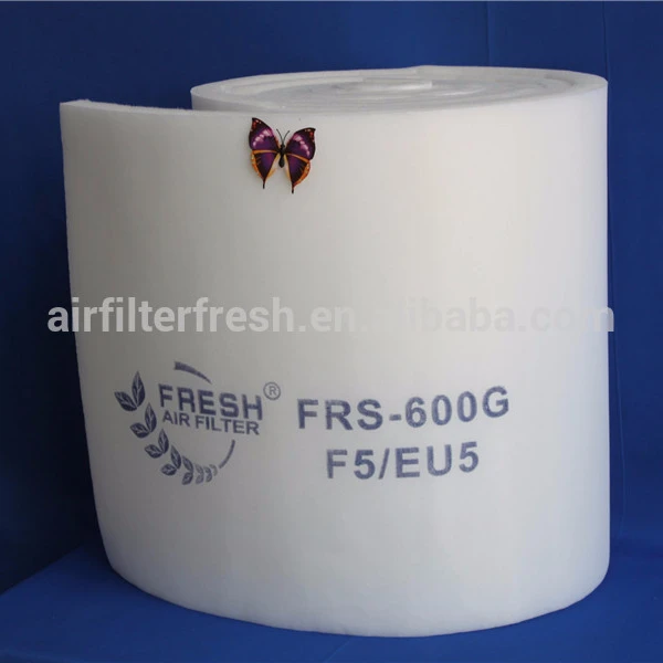 F5/EU5 600G ceiling filter for auto paint booth, medium filter efficiency (Manufacturer)