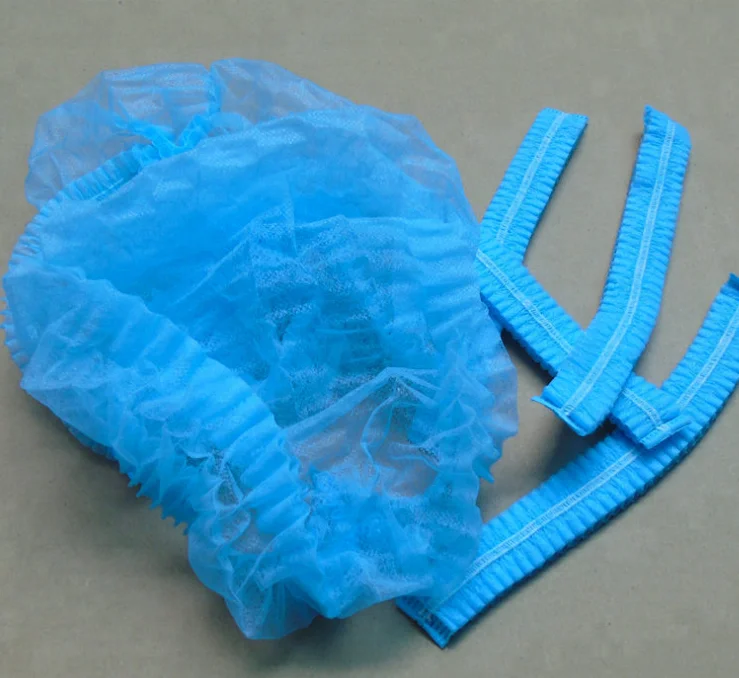 
disposable nonwoven round cap surgical nonwoven bouffant caps patient caps 