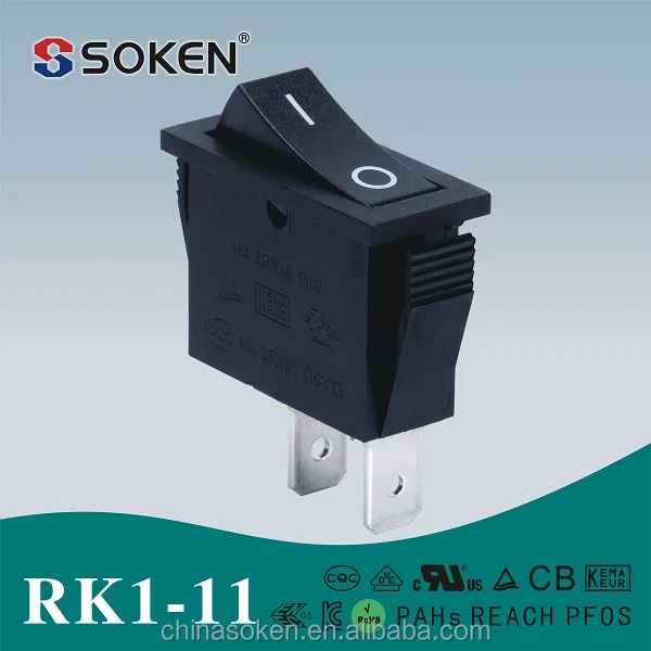 Soken на выключатель rk1-11 250vac 16a rocker switch t85