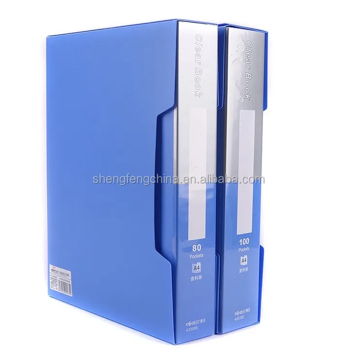 Custom A4 plastic file storage box Office & school stationery plastic file case
