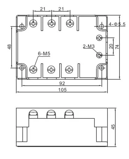 three phase solid state contactor 100A/200A/300A/400A Factory Supply