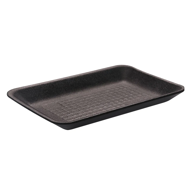 
19.3*13*1.9cm Disposable Eco-Friendly Foam Tray seafood and meat packing trays customized color food grade packing trays 