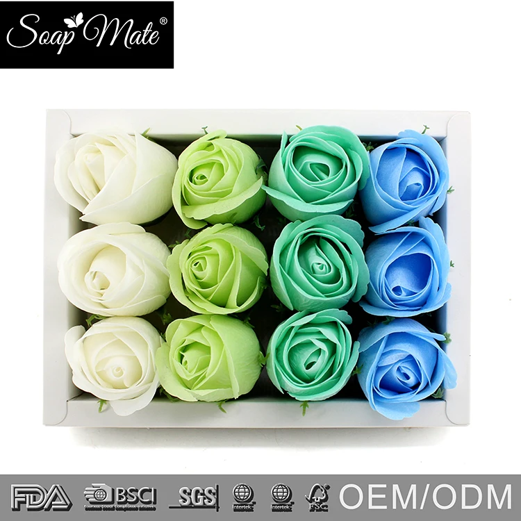 Bath Natural Soap Flower / Manufacturer Soap Handmade Glycerine Rose Flower Paper Soaps