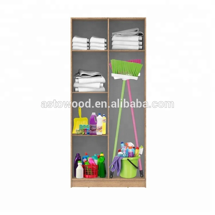 White Melamine PB Bedroom Wardrobe with 2 Doors