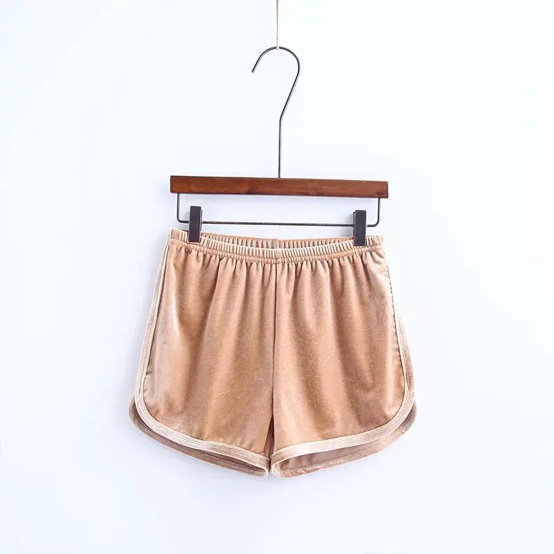 In Stock logo Blank Plain Gym Ladies Yoga Sports Sexy Shorts for Women