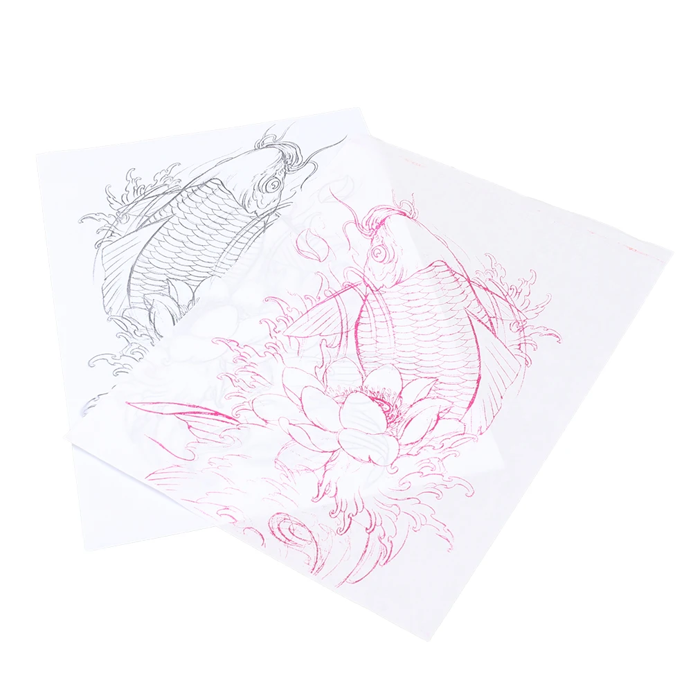 20sets Red tattoo transfer paper handwritten tattoo stencil paper