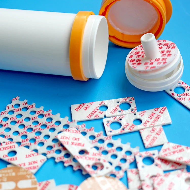 
natural plant fiber card desiccant sheet for shoes, food, pharmaceutical packaging 