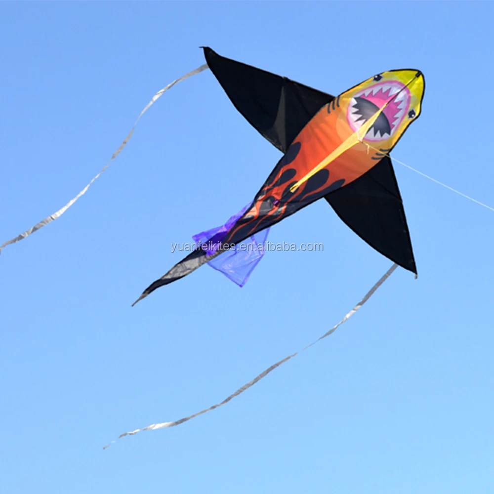 shark kite for sale from weifang yuanfei kite factory