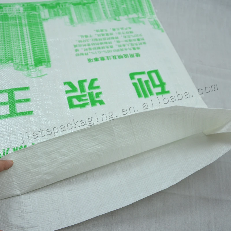 
Cheap Price Plastic plain white pp woven cement packing Bag for mortar and sand,tile adhesive 