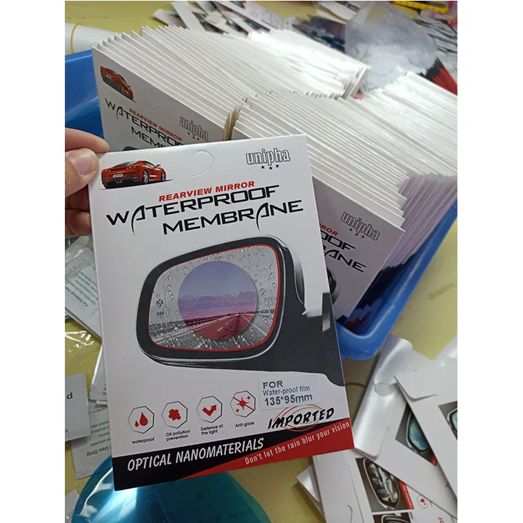 Nano coating automobile antifog rear view mirror film anti fog film for car mirror car film mirror plastic