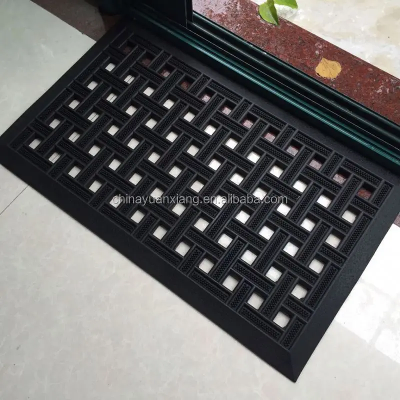 Heavy Duty Hexagon Holes Outdoor Rubber Mats