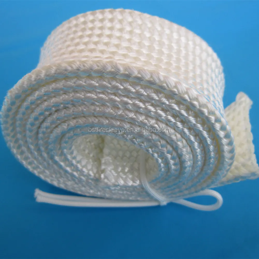 Fireproof high temperature thermal protection boilers thermocouple wire High Silica Fiber Sleeve