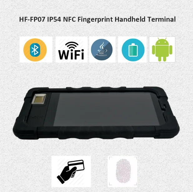 7 дюймов Android, отпечаток пальца, NFC планшетный ПК с Сэмом для чтения смарт-карт ISO7816