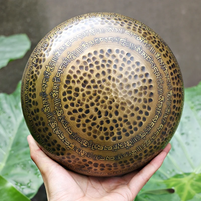 New design Handmade Brass tibetan Singing Bowl for Yoga Meditation Sound Therapy Factory Wholesale