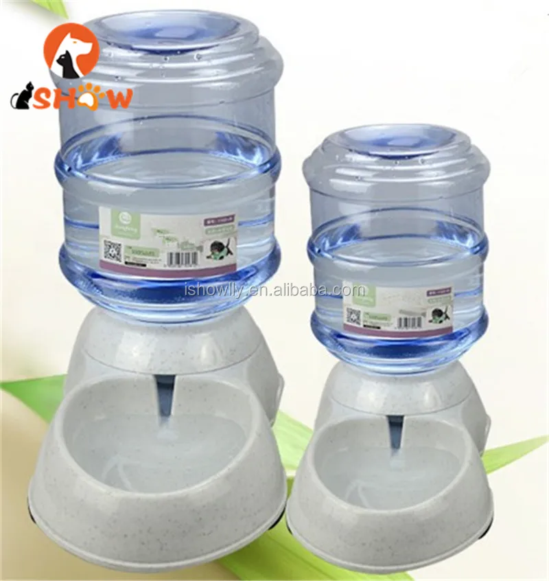 
Dog Auto Food Feeder Drinker Pet Drinking Bottle Food Container 