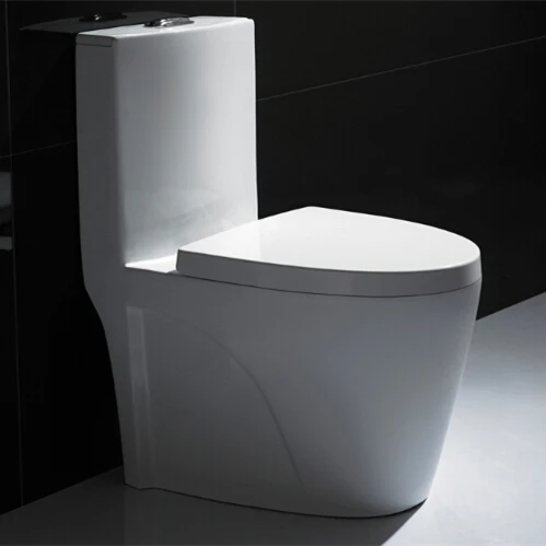 
 Высококачественный смываемый сплошной унитаз с двойной промывкой  