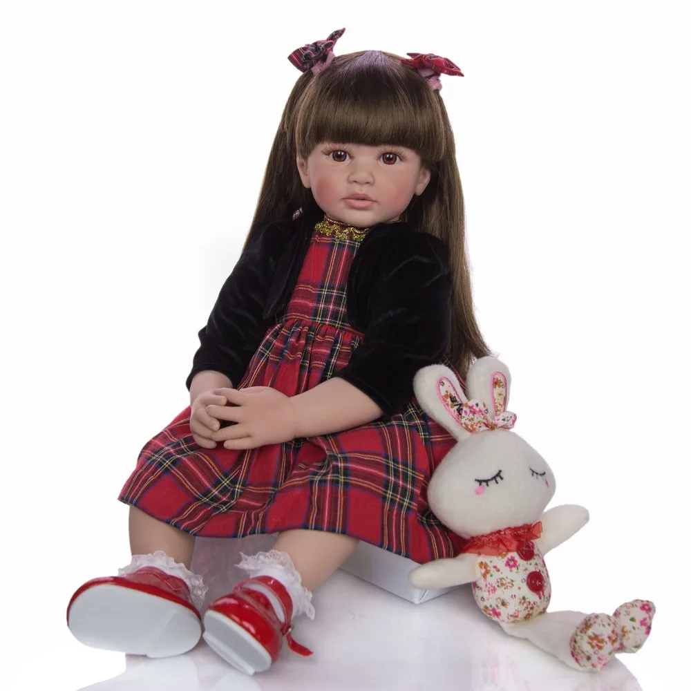 
KEIUMI 24 Inch 60 cm Reborn Dolls Silicone Soft Realistic Princess Girl Baby Doll Kids Birthday Xmas Gifts 