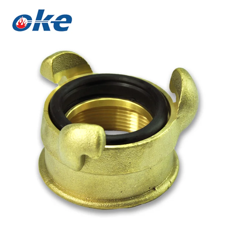 Okefire Gost Type Brass ROTTA Three Jaw Water Hose Female Coupling