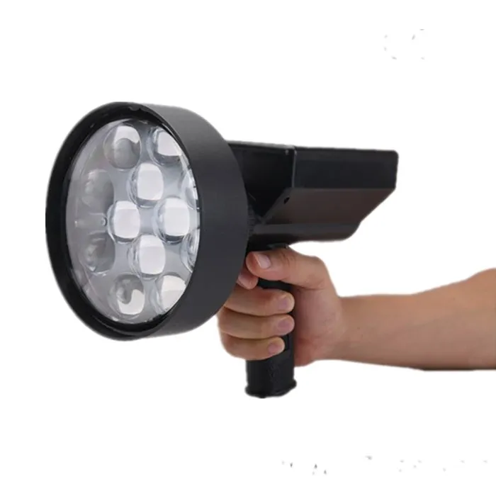 Brightest rechargeable handheld spotlight CREE 36W LED Rechargeable Hunting Searchlight 4000LM