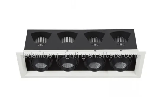 LED multiple square Wall Washer Light spot adjustable downlight ar111 4x12w for clothing shop