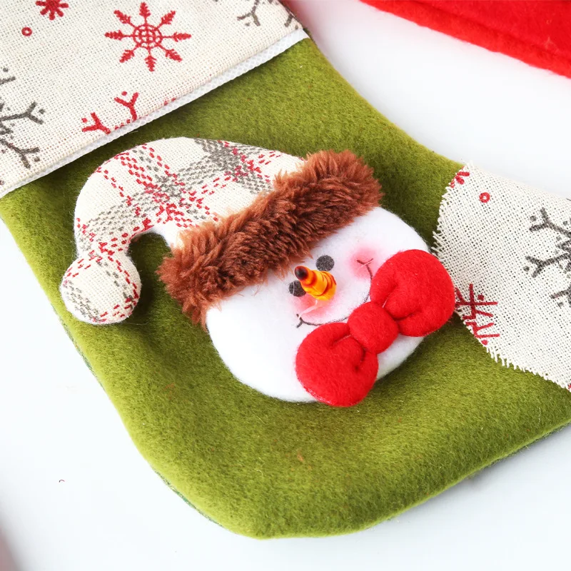 Home Decor Christmas Hanging Pendants Party Supplies Christmas Decor Christmas Tree Accessories Gift Set Candy  Bag Socks