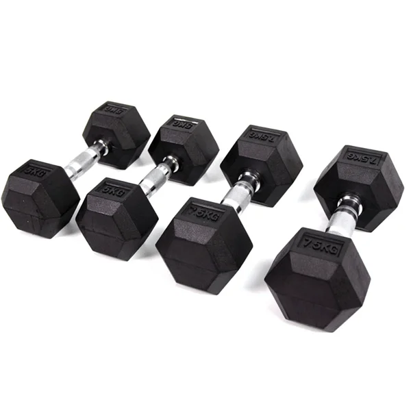 
Оптовая продажа, гантели Alex, шестигранные резиновые гантели 