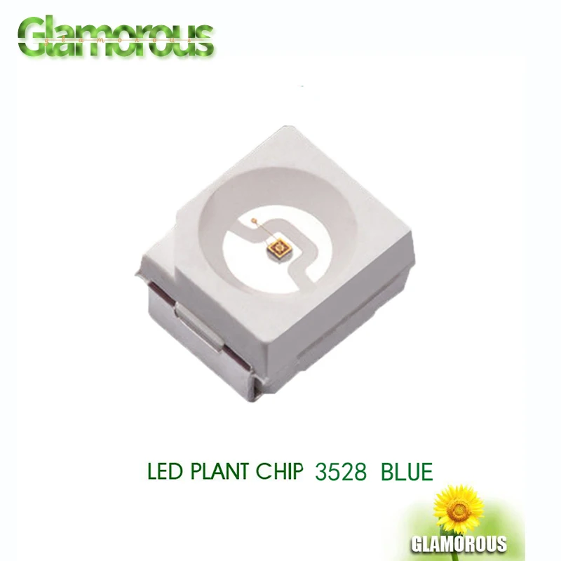 3528 SMD LED 390nm 450nm 460nm 520nm 620nm 660nm 740nm 840nm 3000k 6000k 0,06 W 3528 SMD LED чип УФ-синий и красный цвета ИК зеленого и белого цветов