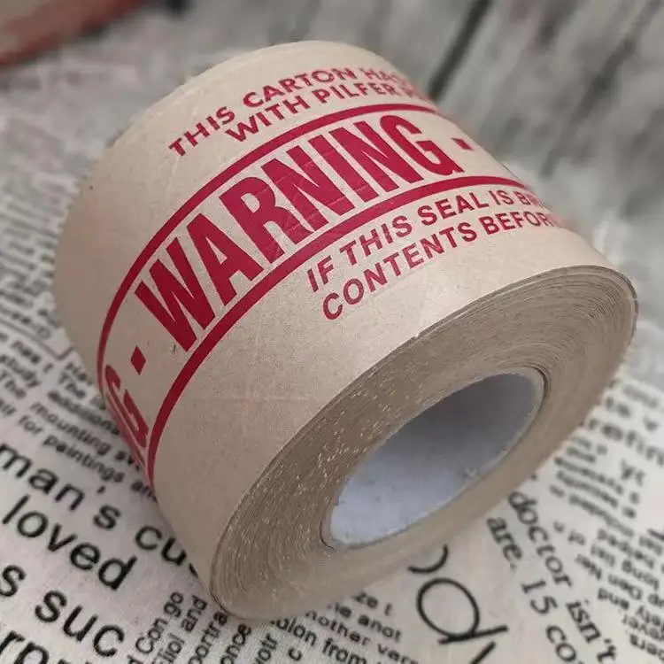 2% Discount  Strong Custom reinforced gummed Printed Kraft Paper Tape