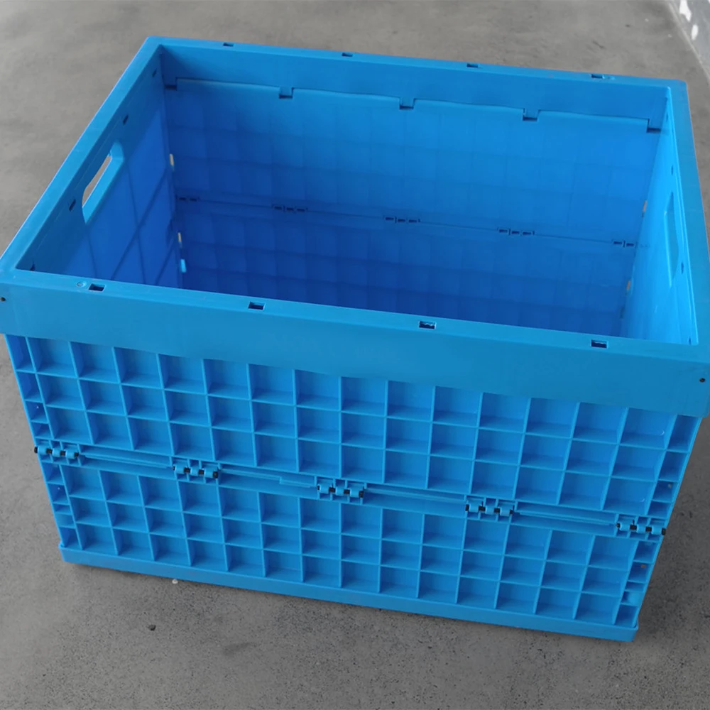 Heavy duty industrial hot sale large plastic moving storage stackable crate with lid