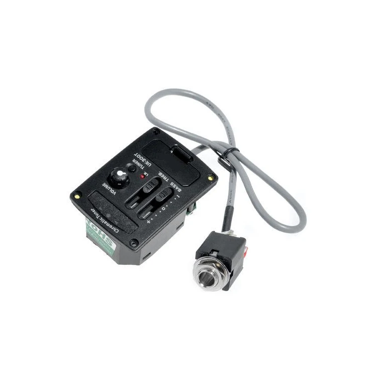 High quality 2-Band Ukulele Preamp Equalizer Pickup with Tuner