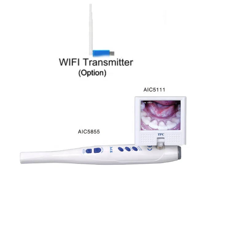 Dental Wireless Intraoral Endoscope Camera Cordless Intra Oral Scanner with Docking Station