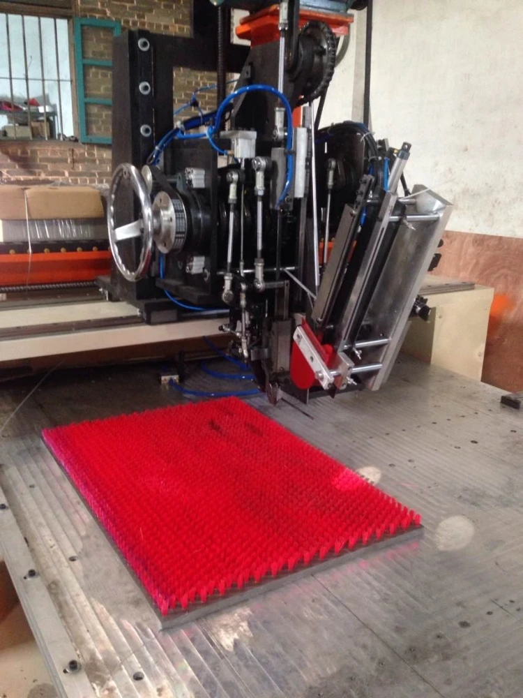 2 axis industrial brush broom machine manufacturer