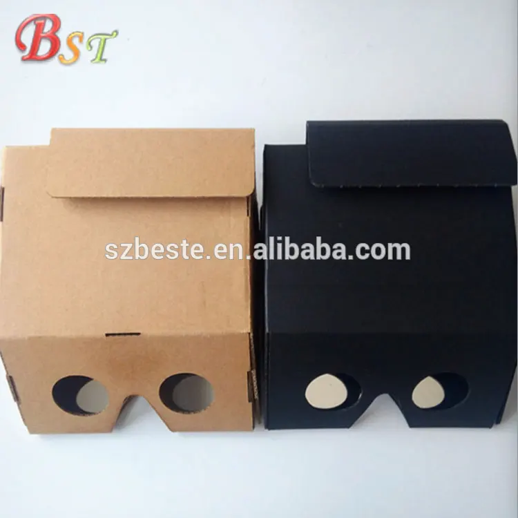 
2018 ar cardboard virtual reality video google 3d glasses fit for Android and ios systems 