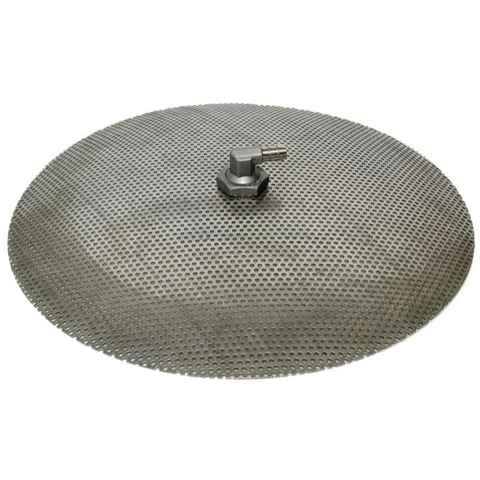 HomeBrew Stainless Steel False Bottom 12inch Dia. with 3/8 barb fitting and lock nuts all grain Home brewing Kettle  Filter