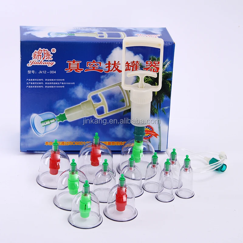 Набор банок для традиционной физиотерапии/набор hijama 12 чашек по оптовой цене